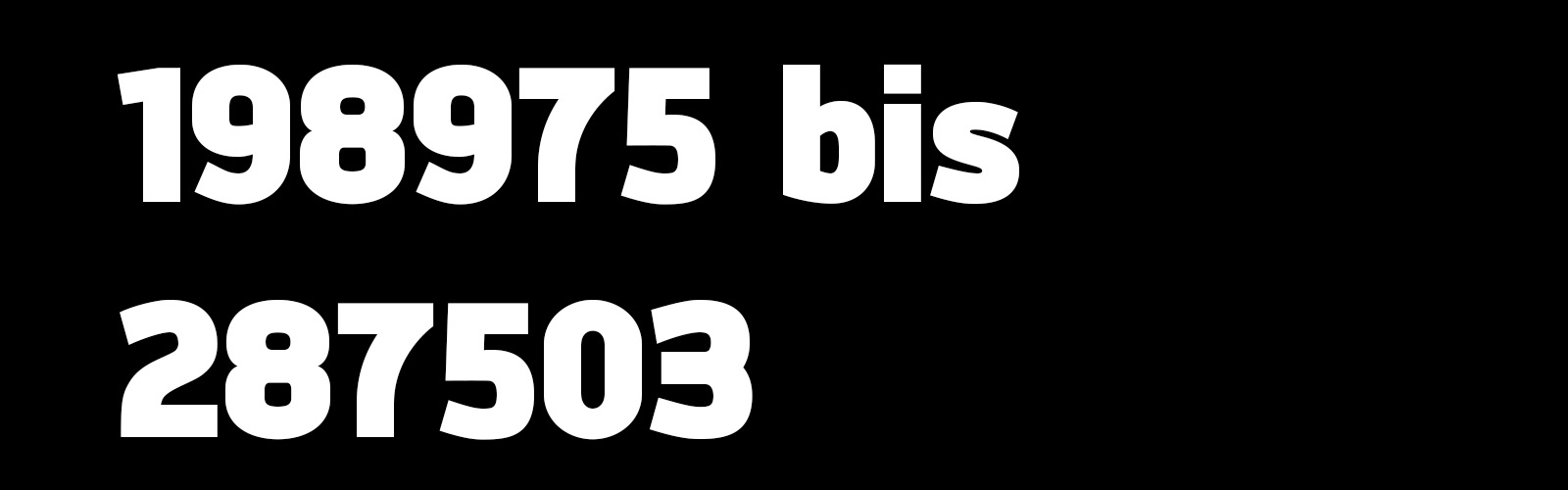 198975 Bis 287503